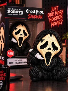 Ghost Face Sandman #569 Halloween Horror Vinyl Figure Handmade by Robots